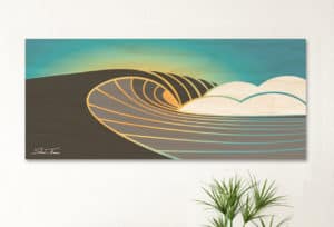 Surf art prints on canvas