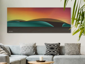 Surf art prints on canvas