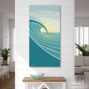 wave art, wave artwork, wave painting