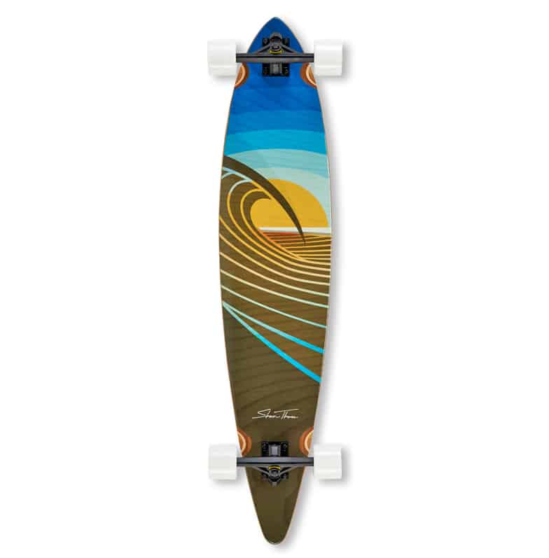 Pintail Longboard Skateboard, Bamboo skateboards