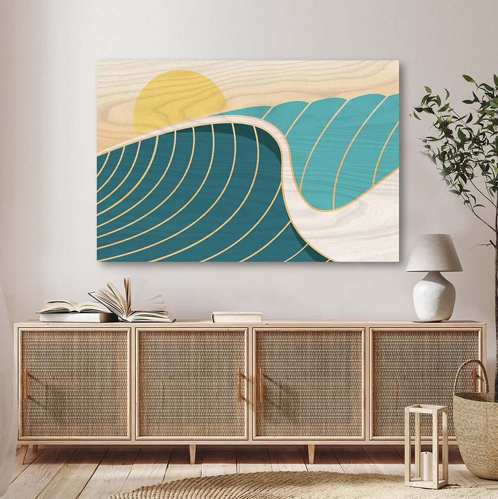 modern wave art, surf art, ocean wave print, modern coastal artwork